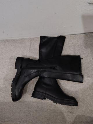 Botas altas Zara negras talla 41