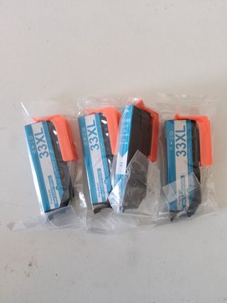 Cartuchos Tinta Impresora 33XL y T33 (Color y Negr