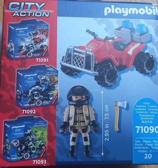 Playmobil Quad Pompieri 71093