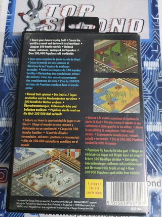 Populous Mega Drive Sega