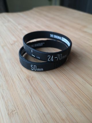 Braccialetti in silicone lenti camera fotografica