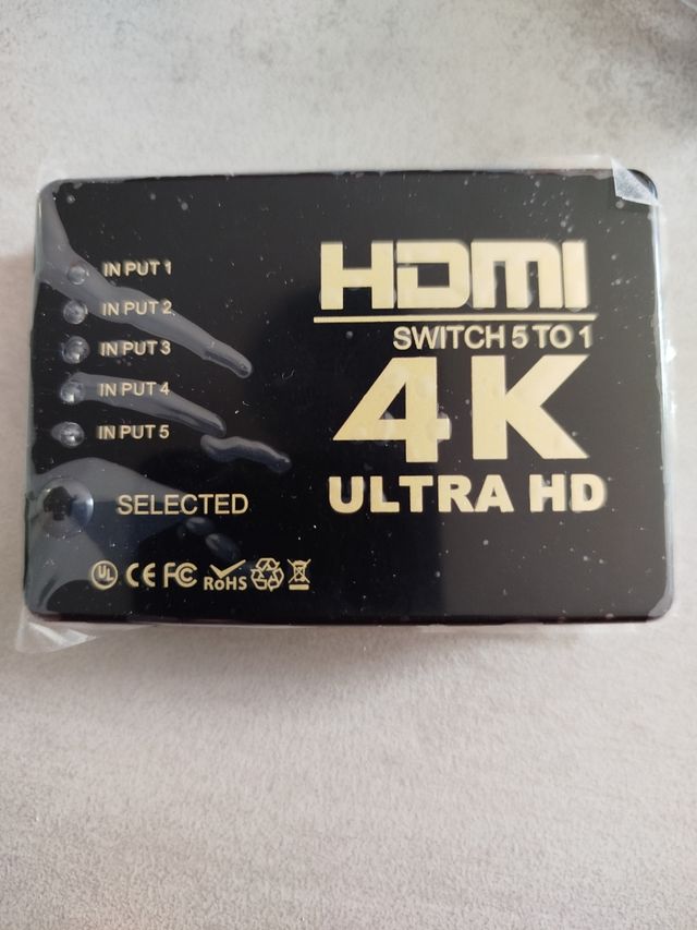 Switch HDMI 5 en 1 4K Ultra HD