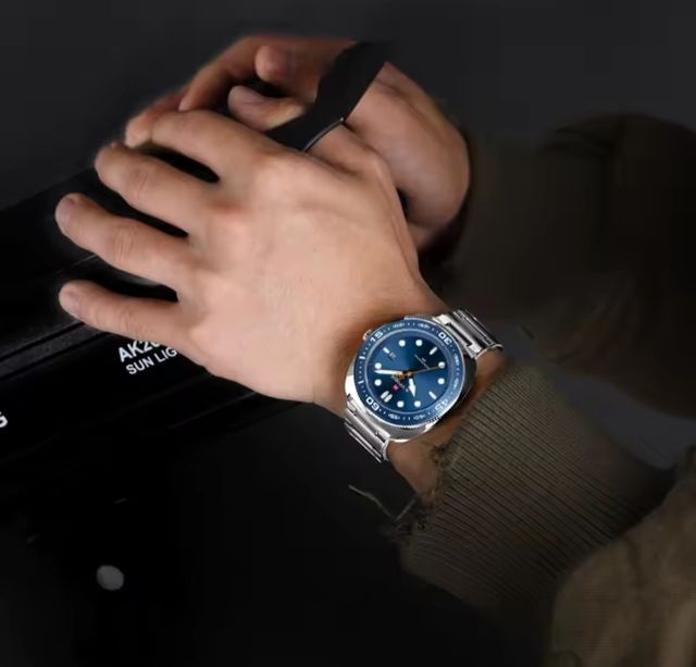Reloj Naviforce Hombre Azul y Plateado