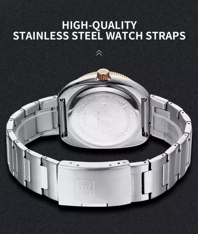 Reloj Naviforce Hombre Azul y Plateado