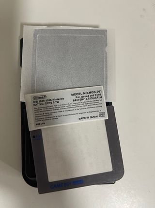 Carcasa Game Boy Pocket IPS Negra
