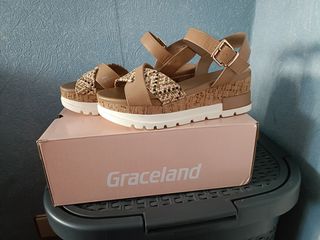 Sandalias Graceland Beige Multicolor