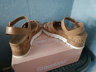 Sandalias Graceland Beige Multicolor