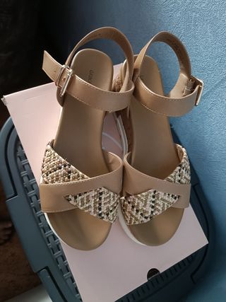 Sandalias Graceland Beige Multicolor