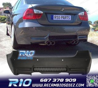 PARAGOLPES TRASERO BMW E90 05-11 LOOK M3 PDC