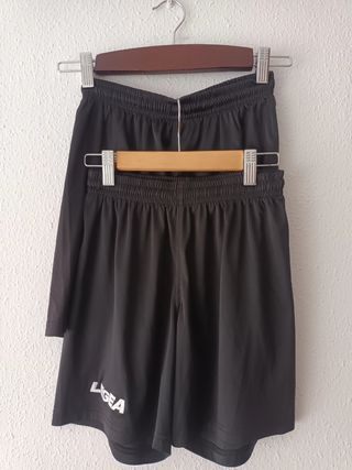 2 Pantalones cortos niño fútbol LEGEA 2XS