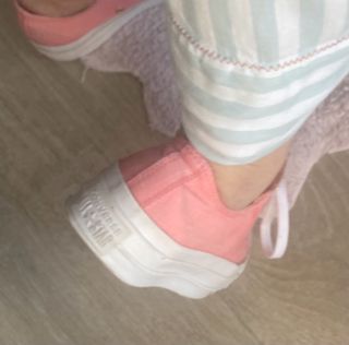 Zapatillas Converse coral plataforma