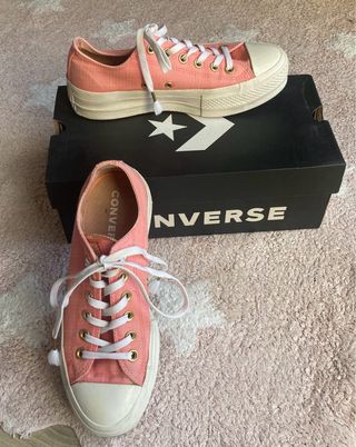 Zapatillas Converse coral plataforma