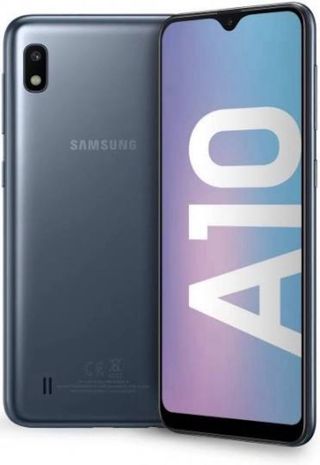 Samsung Galaxy A10 con funda Roja