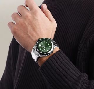 Reloj Naviforce Hombre Verde y Plateado