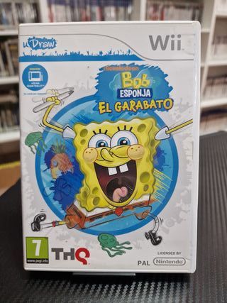 Wii UDraw Bob Esponja El Garabato