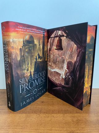 The Silverblood Promise BROKEN BINDING Firmado