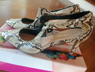 Zapatos de tacón Marypaz piel serpiente