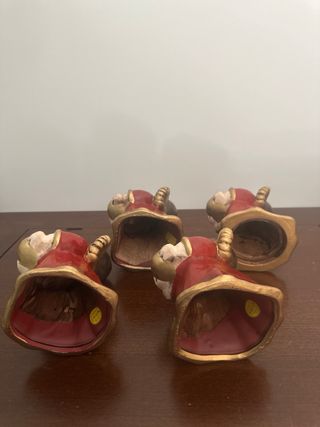 Set 4 Angeli THUN Rosso e Oro