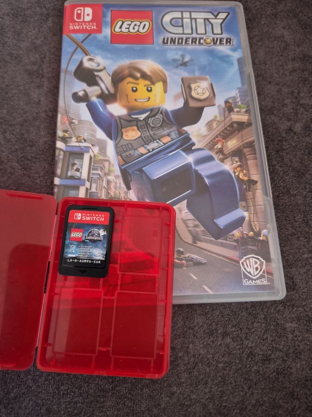 2juegos LEGO CITY y LEGO JURASSIC WORLD Nintendo