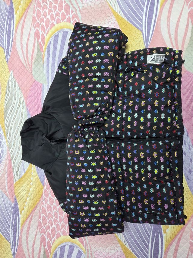 Piumino Zara Pacman Reversibile, unisex.