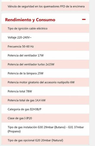 Cocina de gas butano 90 cm Rústica Crema
COCI90BRC