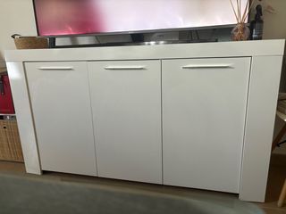 Aparador blanco 144x80x42