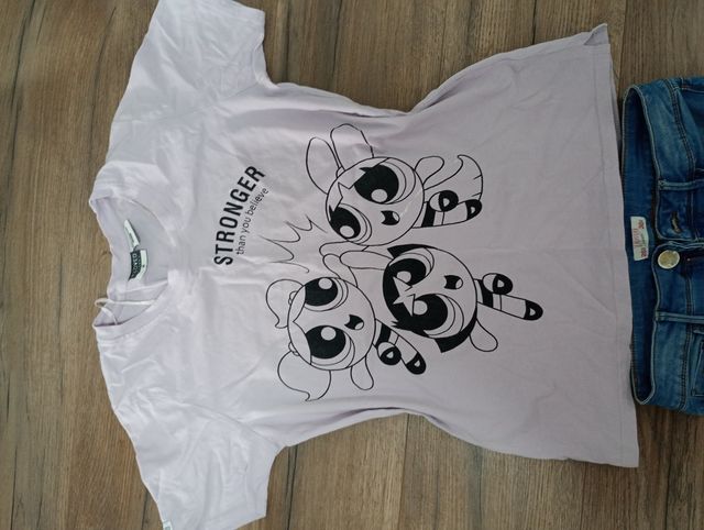 Conjunto camiseta y pantalón vaquero