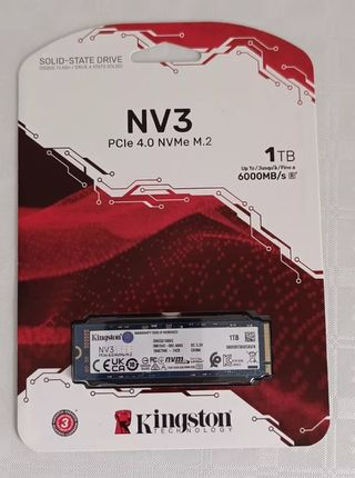 Disco Duro Kingston 1TB SSD NV3 M2 PCIe 4.0 -NUEVO