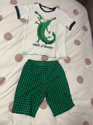 Pijama infantil cocodrilo Angry or Hungry? 