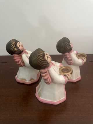 Set 3 Angeli Thun Bianco e Rosa