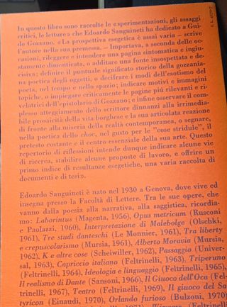 Edoardo Sanguineti Guido Gozzano 1966