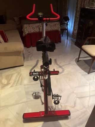 Bicicleta Estática BH Fitness Roja