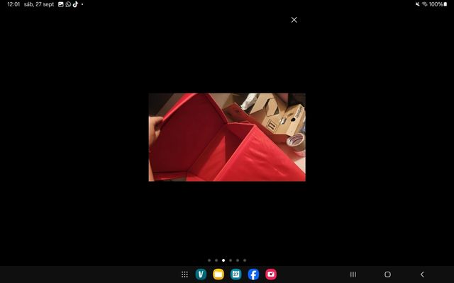 Puf Asiento Almacenaje Rojo