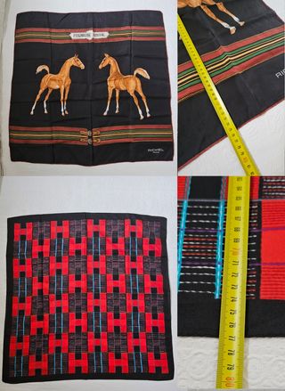 Lote 10 Pañuelos Finos Fulares Cuadrados