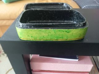 Joyero de madera pintado