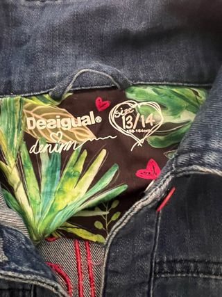 2 Chaquetas Vaqueras Desigual Niña
11/12 y 13/14
