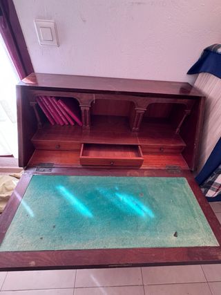 Escritorio antiguo madera para restaurar