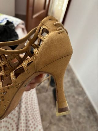 Zapatos de baile Feeling Dance Beige/Oro