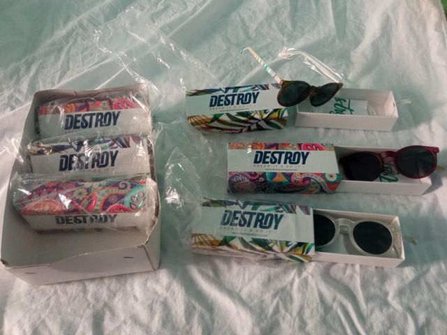 6 Gafas de Sol Destroy Multicolor