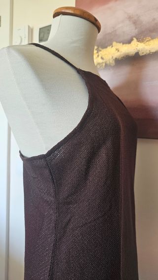 Vestido punto fino Zara 