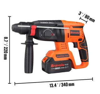 Bravolu Martillo Percutor Brushless 21V