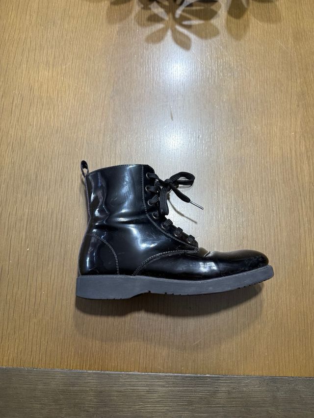Botas Tommy Hilfiger Charol Negras
