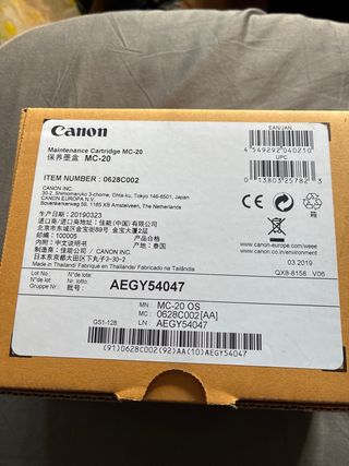 Cartucho de Mantenimiento MC-20