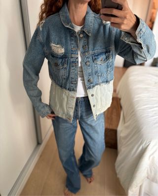 Cazadora vaquera oversize Primark T.38