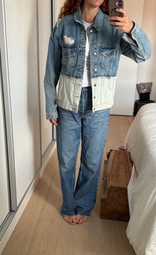 Cazadora vaquera oversize Primark T.38