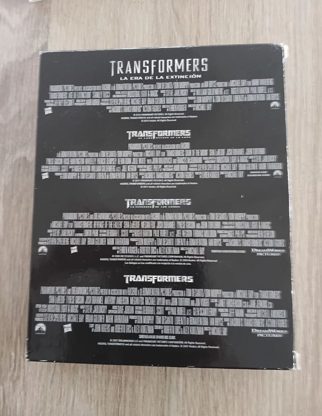 Colección Blu-ray Transformers 1-4