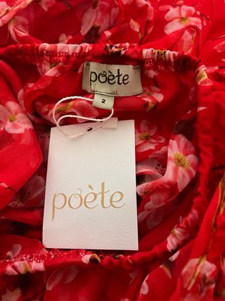 vestido Poète con etiqueta