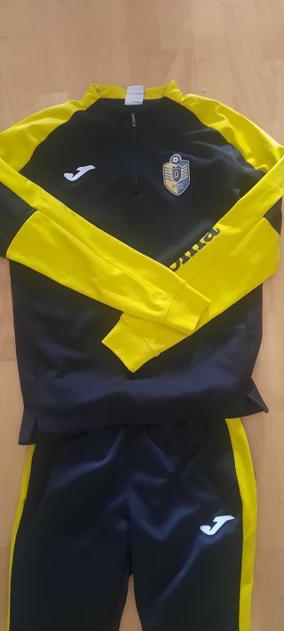 Chándal Joma Talla M Negro y Amarillo