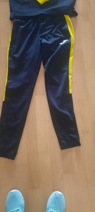 Chándal Joma Talla M Negro y Amarillo