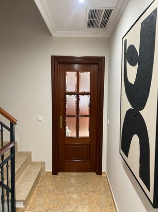 Puertas madera maciza